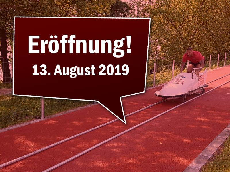 Eröffnung Bobanschubstrecke Potsdam Eröffnung Bobanschubstrecke Potsdam