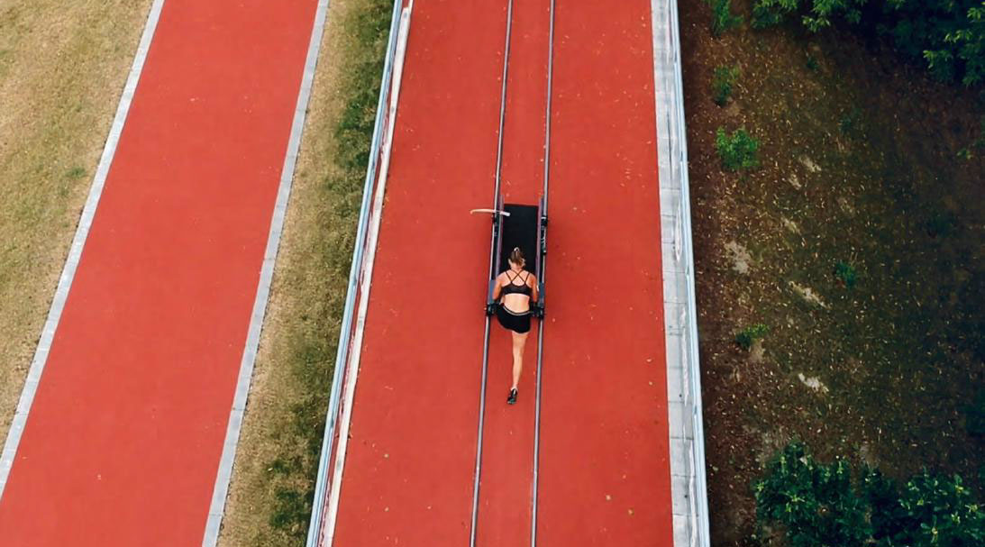 Anschubtraining in Potsdam – die Tartanbahn kennt Buckwitz noch aus ihrer Zeit als Leichtathletin Anschubtraining in Potsdam – die Tartanbahn kennt Buckwitz noch aus ihrer Zeit als Leichtathletin